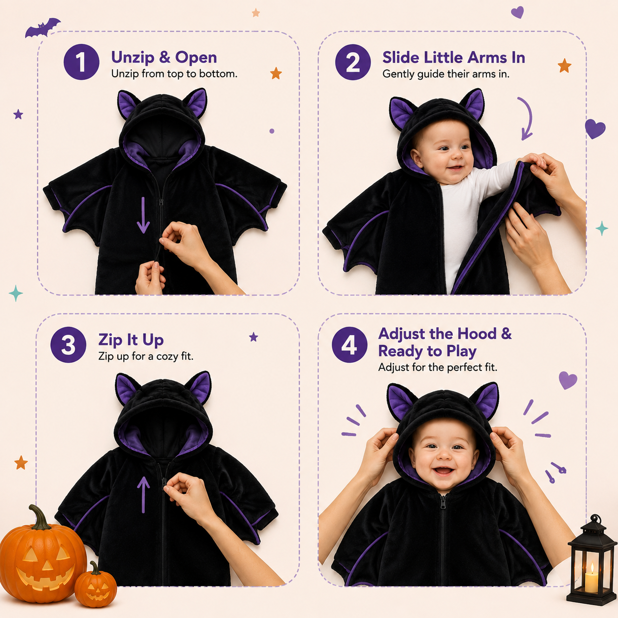 Floofster™ Baby Bat Costume